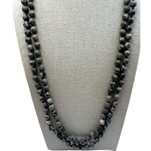 Handcrafted Picasso Stone Beaded Necklace.  B80